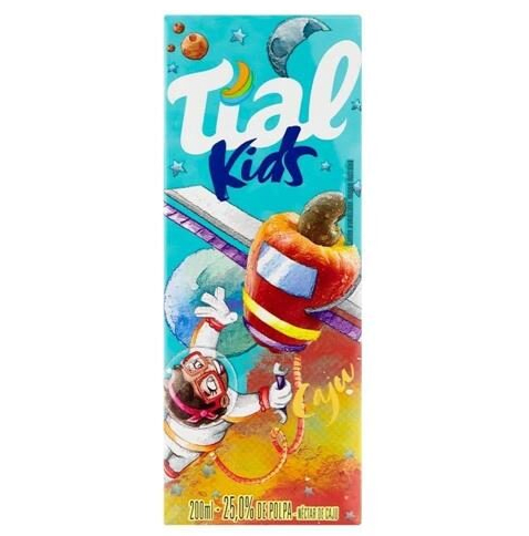 Suco Néctar de Cajú Tial Kids 200ml - 24 Unidades